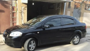 Дефлекторы окон (ветровики) Chevrolet Aveo I Sd 2006-2010 (Шевролет Авео) Кобра Тюнинг