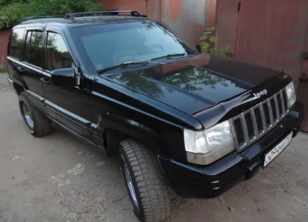 Дефлектор капота (мухобойка) Jeep Grand Cherokee (ZJ) с 1993–1998 г.в. (Джип Гранд Чироки) Вип Тюнинг